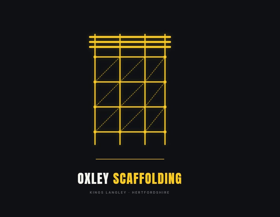 Oxley Scaffolding – Scaffolders website design, Watford